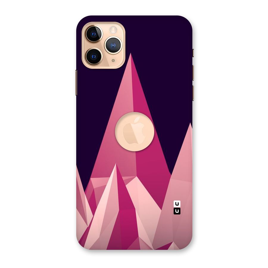 Pink Sharp Back Case for iPhone 11 Pro Max Logo Cut