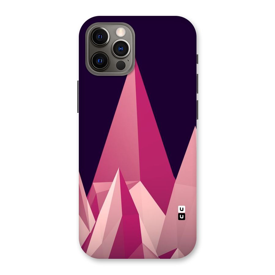 Pink Sharp Back Case for iPhone 12 Pro