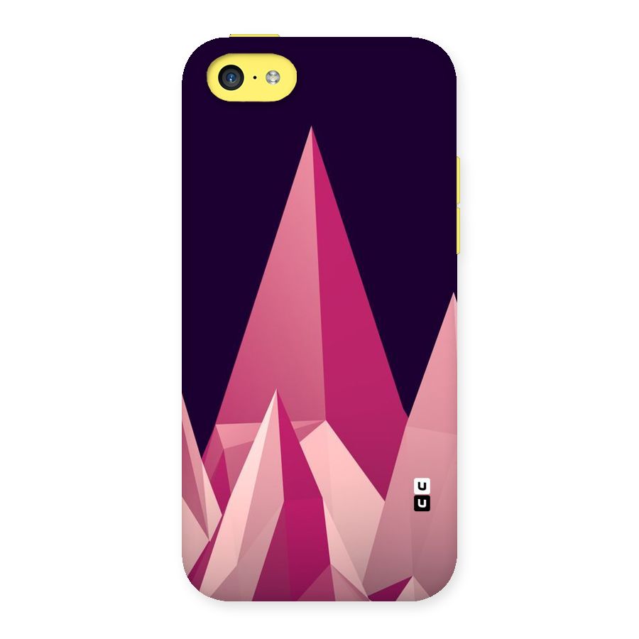 Pink Sharp Back Case for iPhone 5C