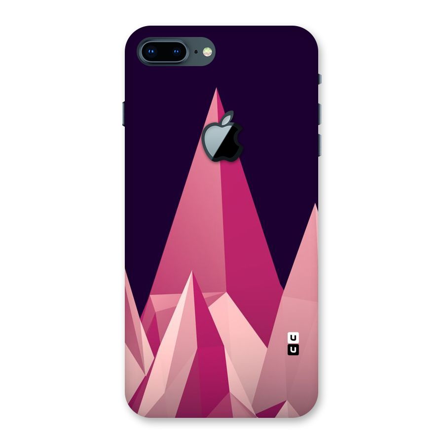 Pink Sharp Back Case for iPhone 7 Plus Apple Cut