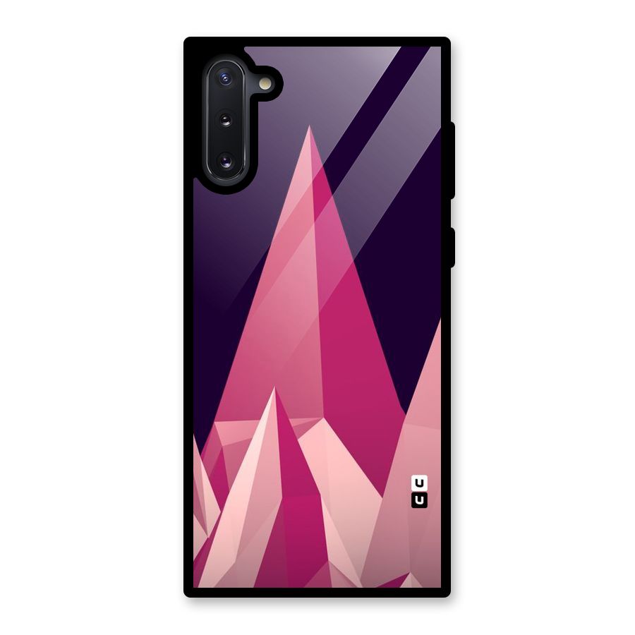 Pink Sharp Glass Back Case for Galaxy Note 10