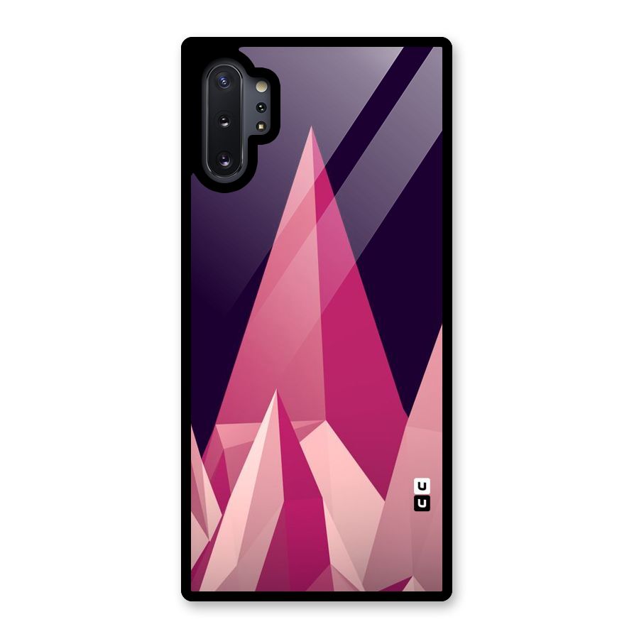 Pink Sharp Glass Back Case for Galaxy Note 10 Plus