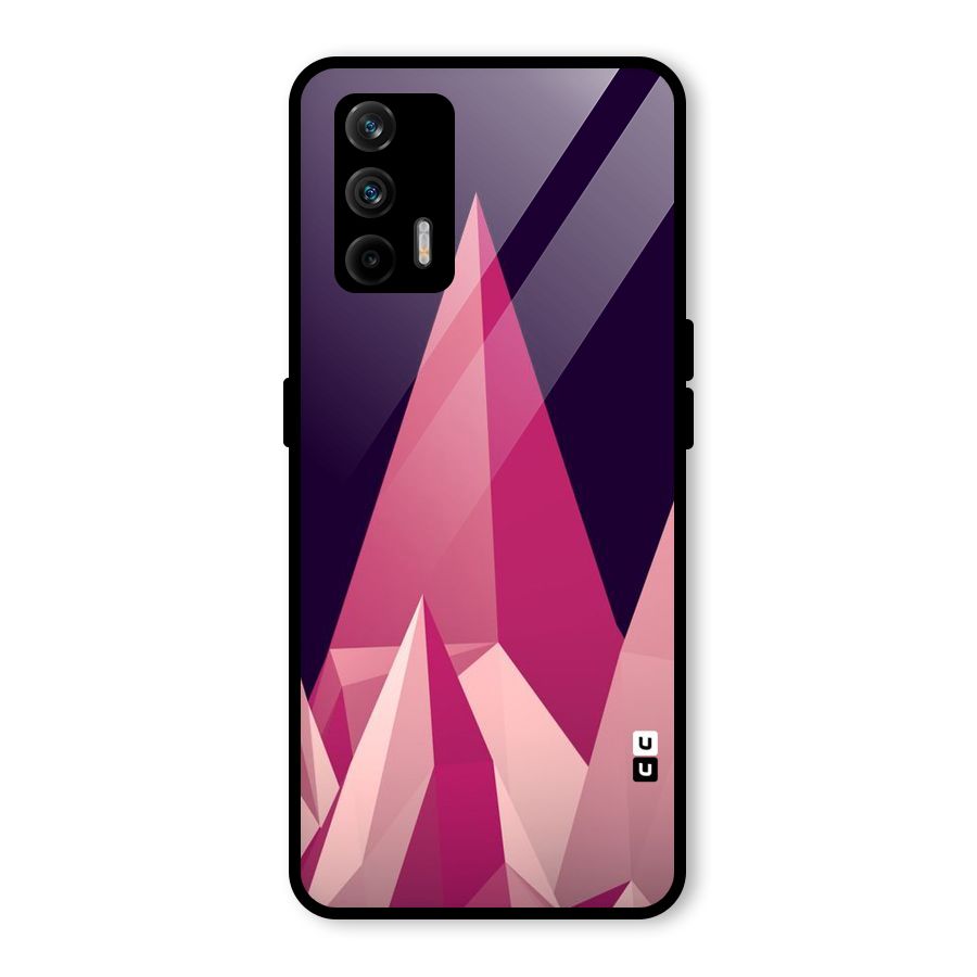 Pink Sharp Glass Back Case for Realme GT 5G