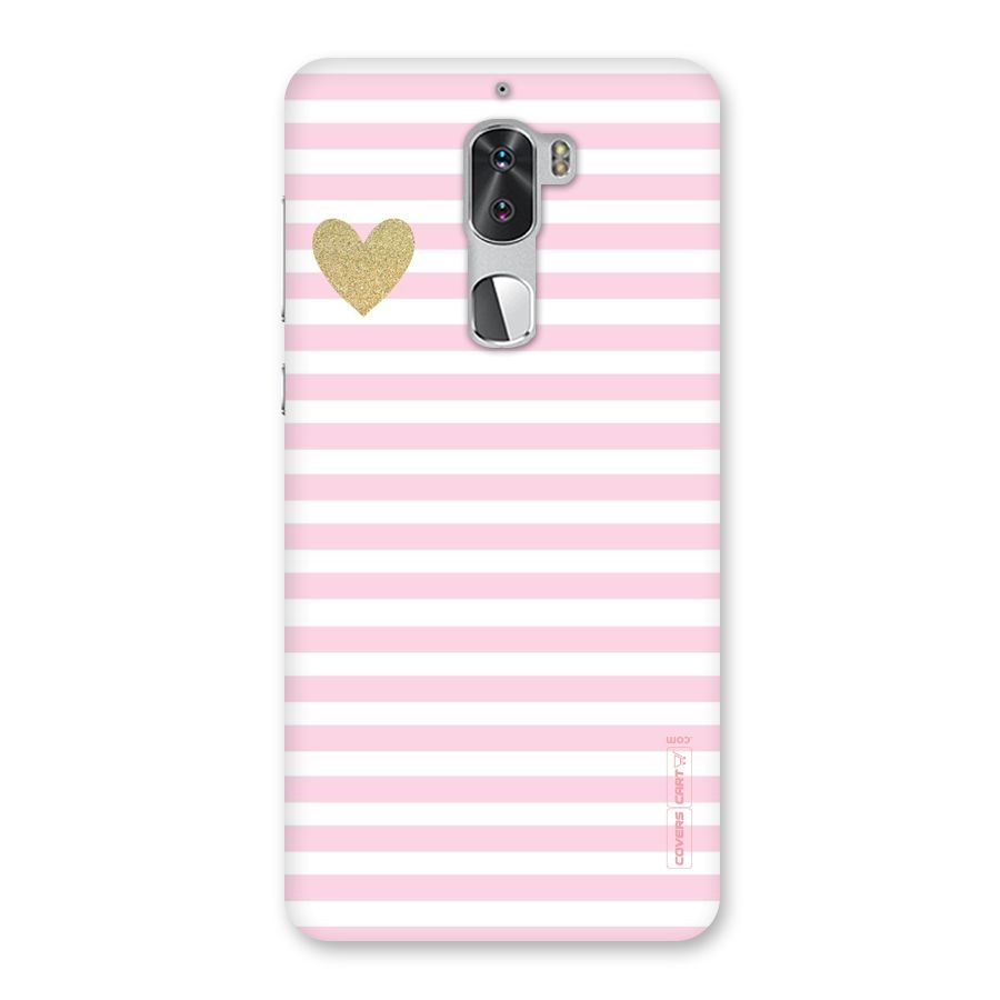 Pink Stripes Back Case for Coolpad Cool 1