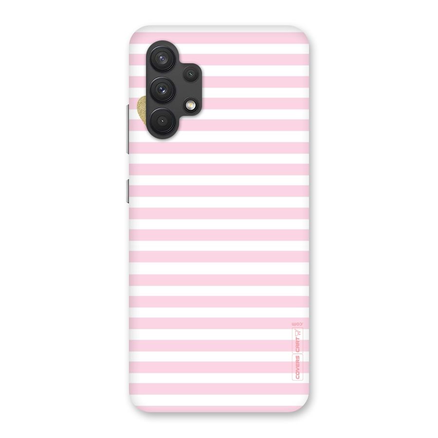 Pink Stripes Back Case for Galaxy A32