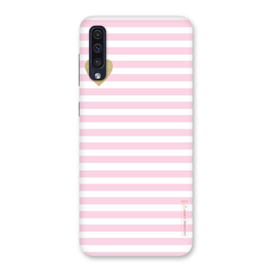 Pink Stripes Back Case for Galaxy A50