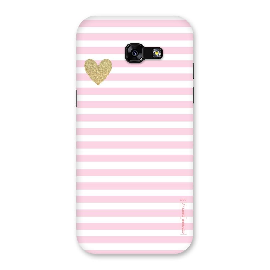 Pink Stripes Back Case for Galaxy A5 2017