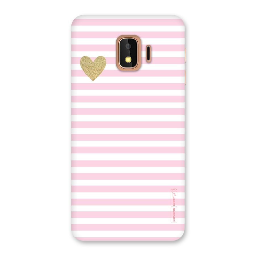 Pink Stripes Back Case for Galaxy J2 Core