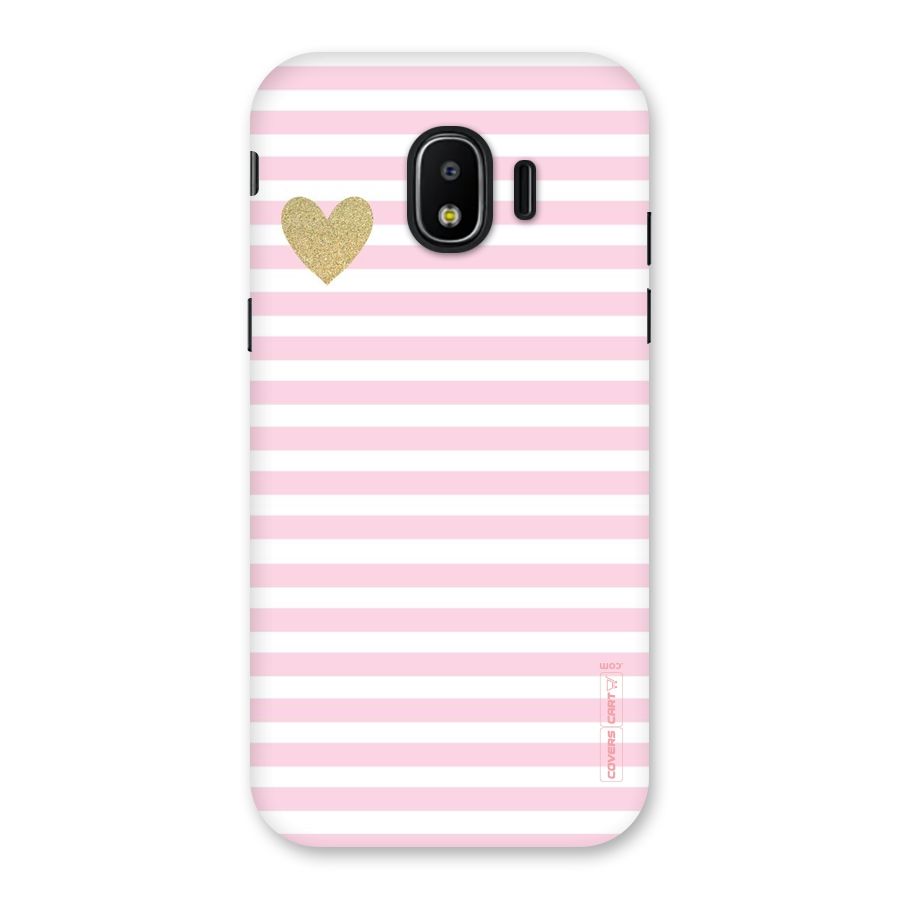 Pink Stripes Back Case for Galaxy J2 Pro 2018
