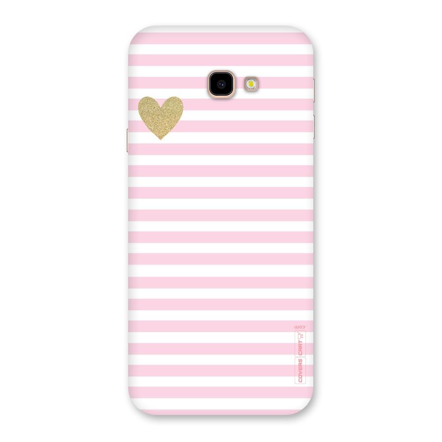 Pink Stripes Back Case for Galaxy J4 Plus