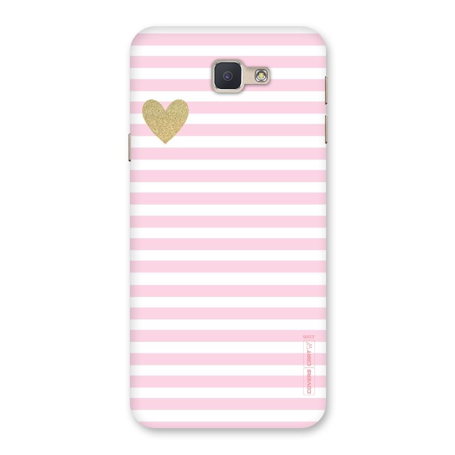 Pink Stripes Back Case for Galaxy J5 Prime