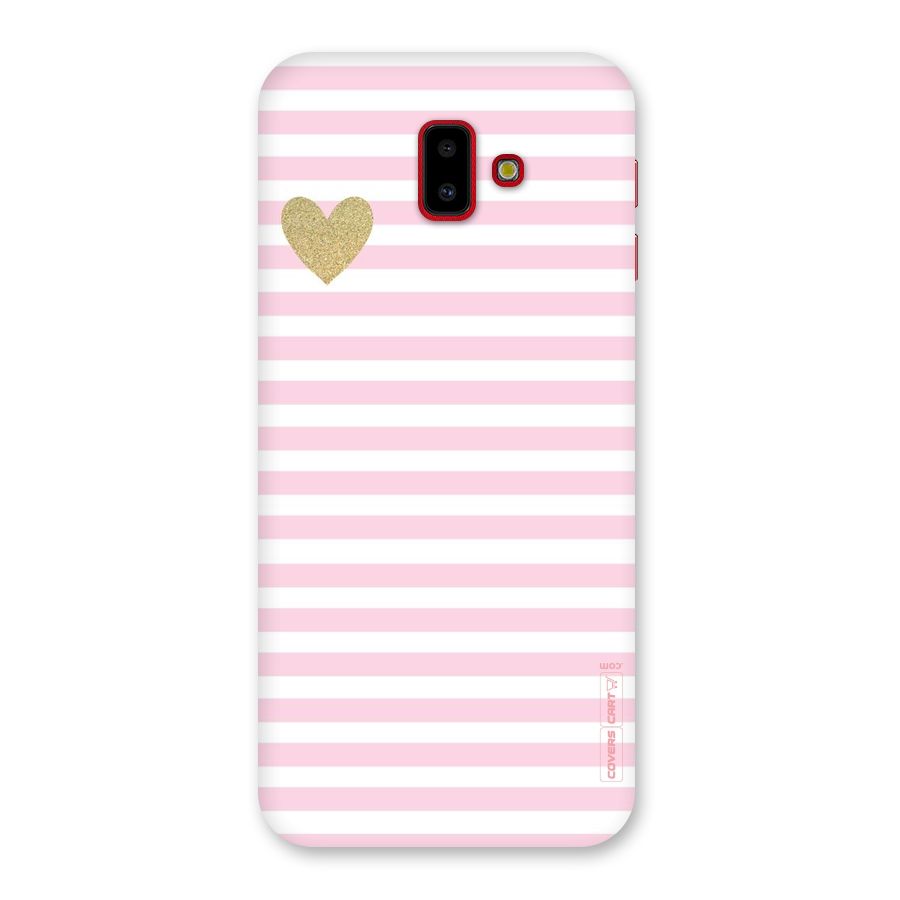Pink Stripes Back Case for Galaxy J6 Plus