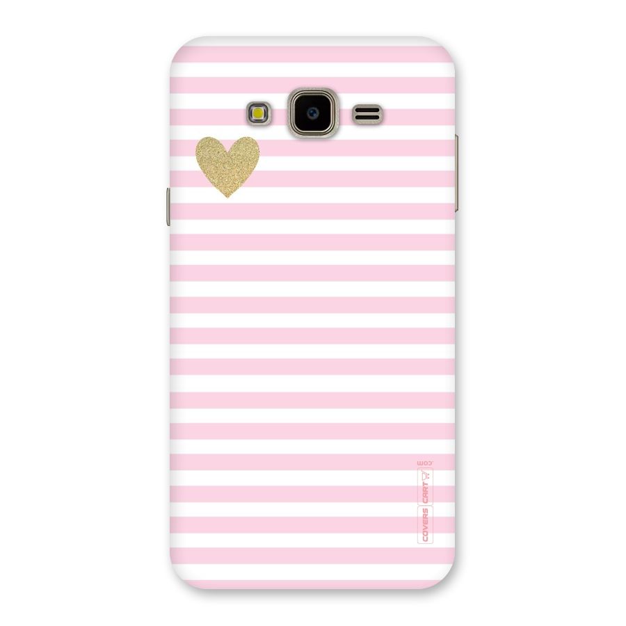 Pink Stripes Back Case for Galaxy J7 Nxt