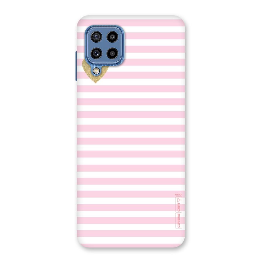 Pink Stripes Back Case for Galaxy M32