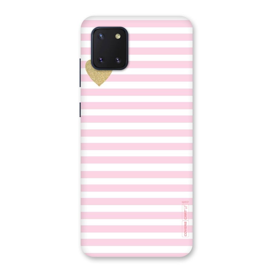 Pink Stripes Back Case for Galaxy Note 10 Lite
