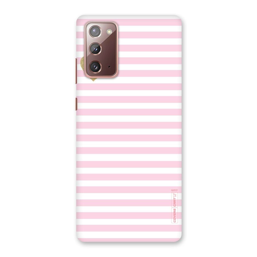 Pink Stripes Back Case for Galaxy Note 20