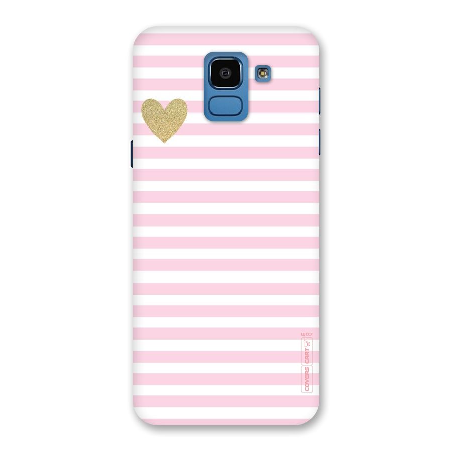 Pink Stripes Back Case for Galaxy On6