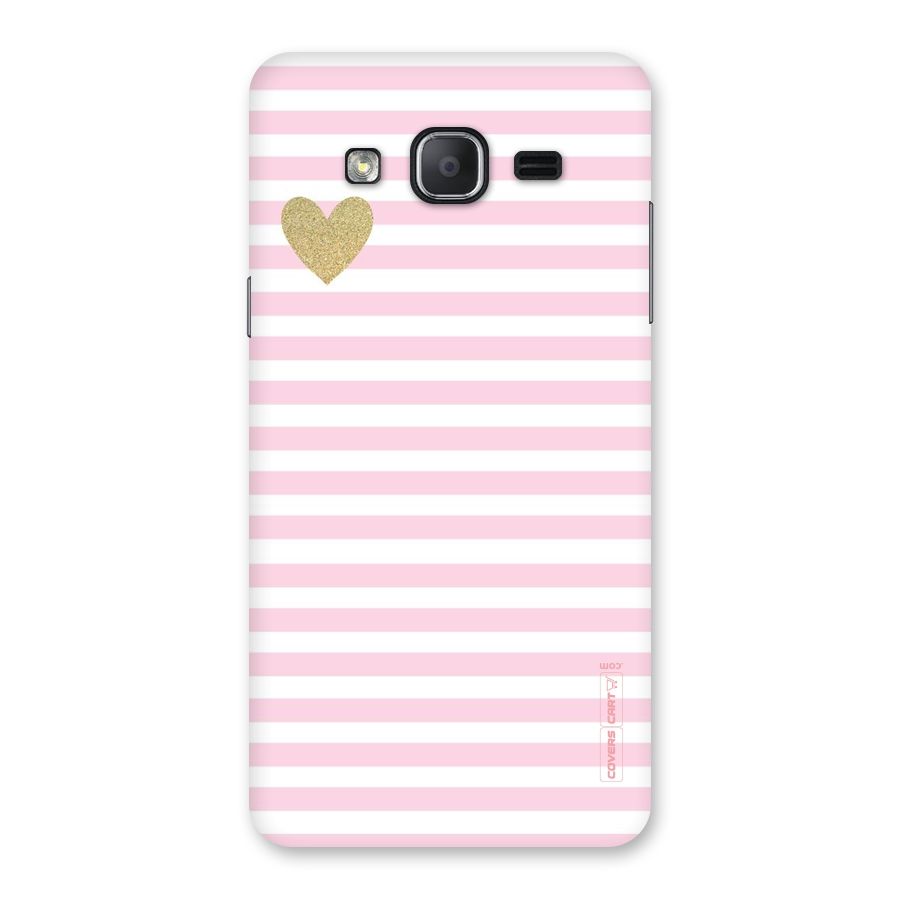Pink Stripes Back Case for Galaxy On7 2015