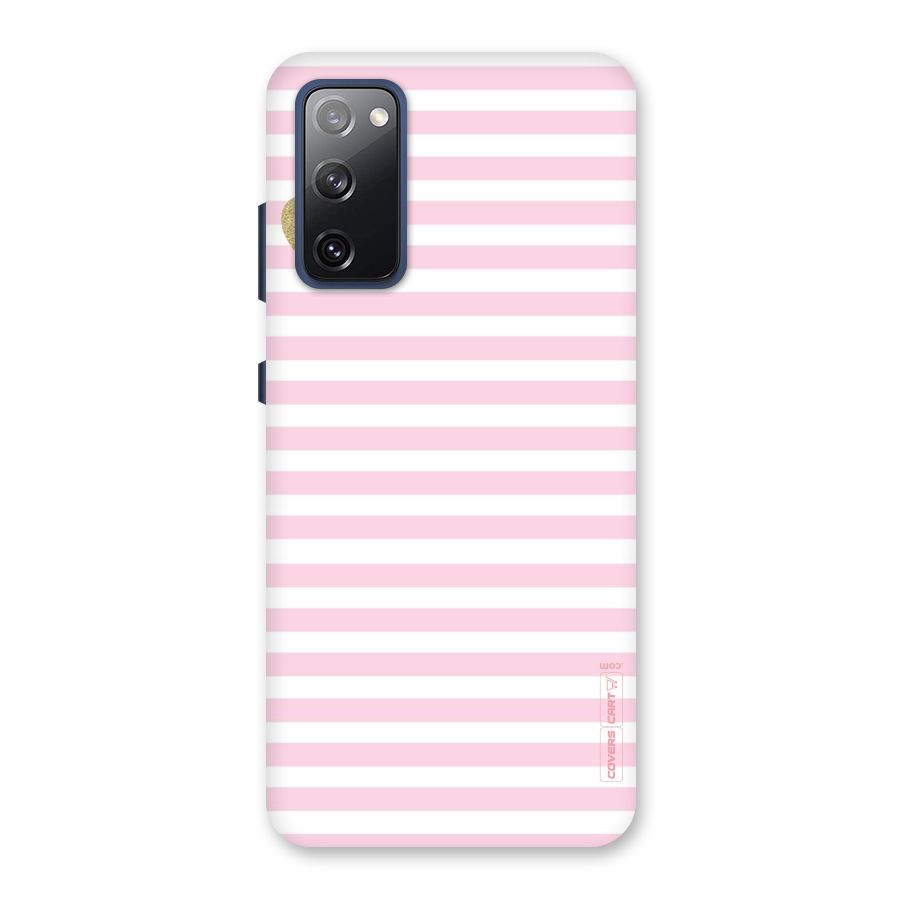 Pink Stripes Back Case for Galaxy S20 FE