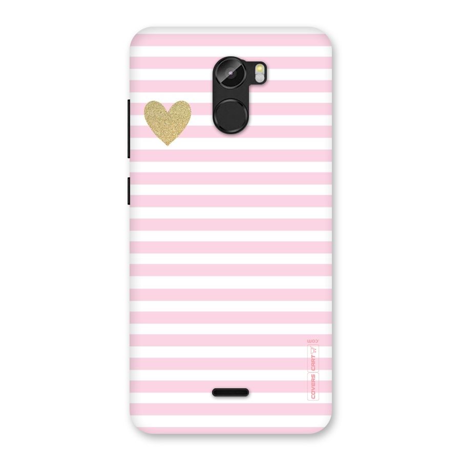 Pink Stripes Back Case for Gionee X1