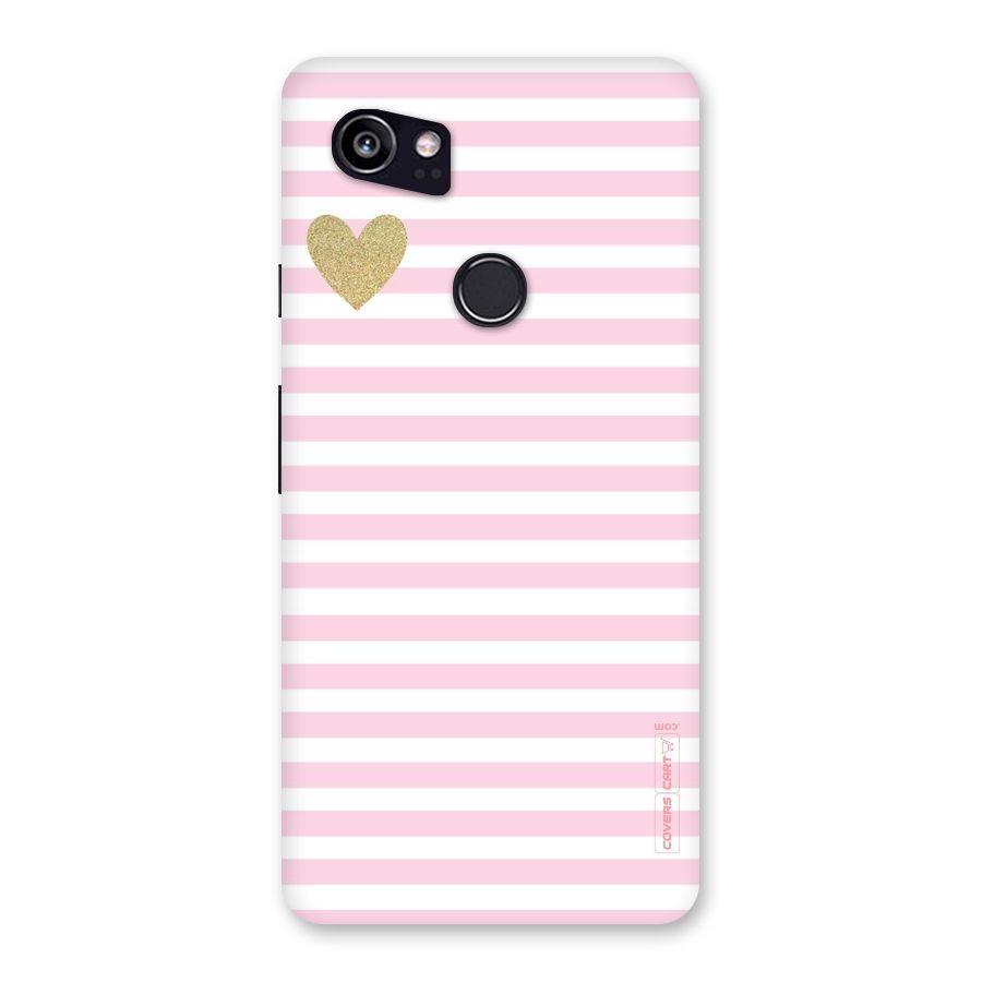 Pink Stripes Back Case for Google Pixel 2 XL