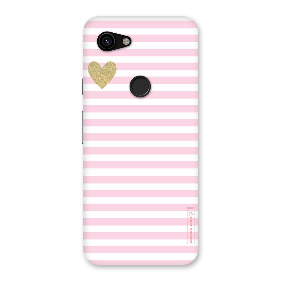 Pink Stripes Back Case for Google Pixel 3a