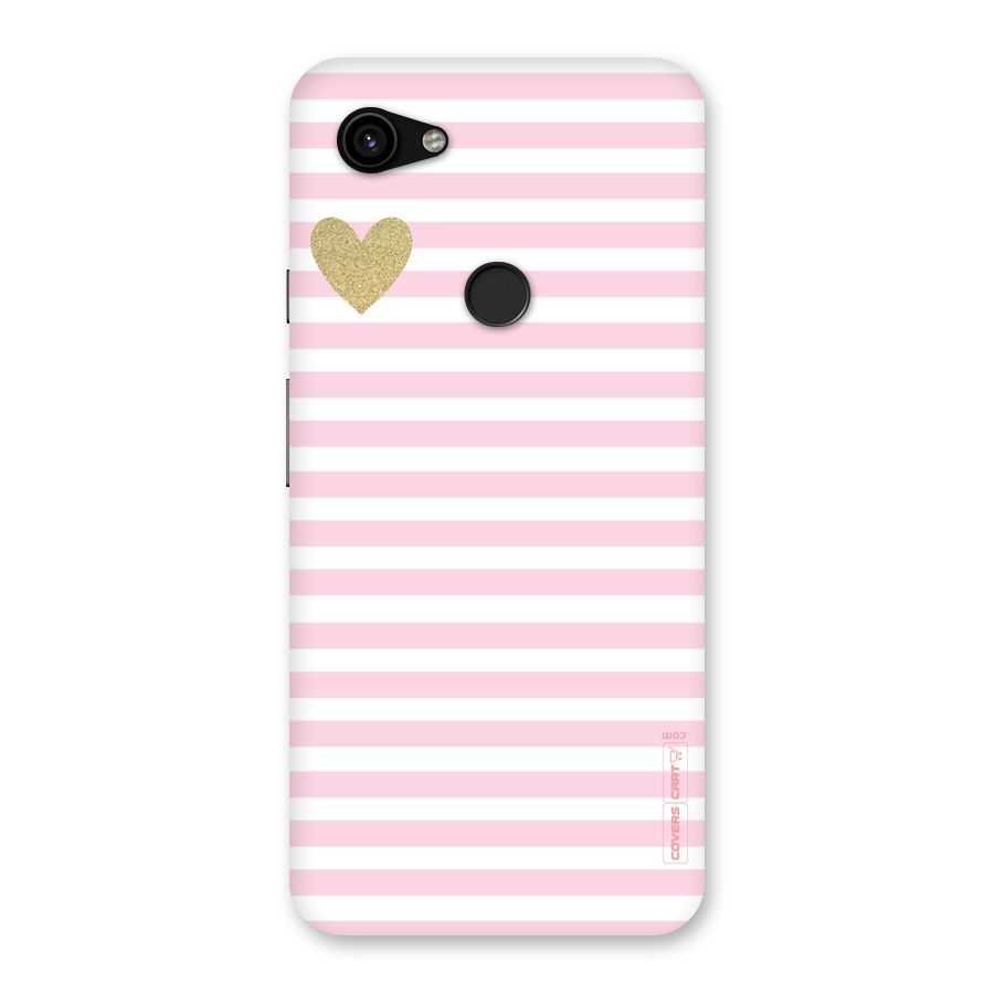 Pink Stripes Back Case for Google Pixel 3a XL