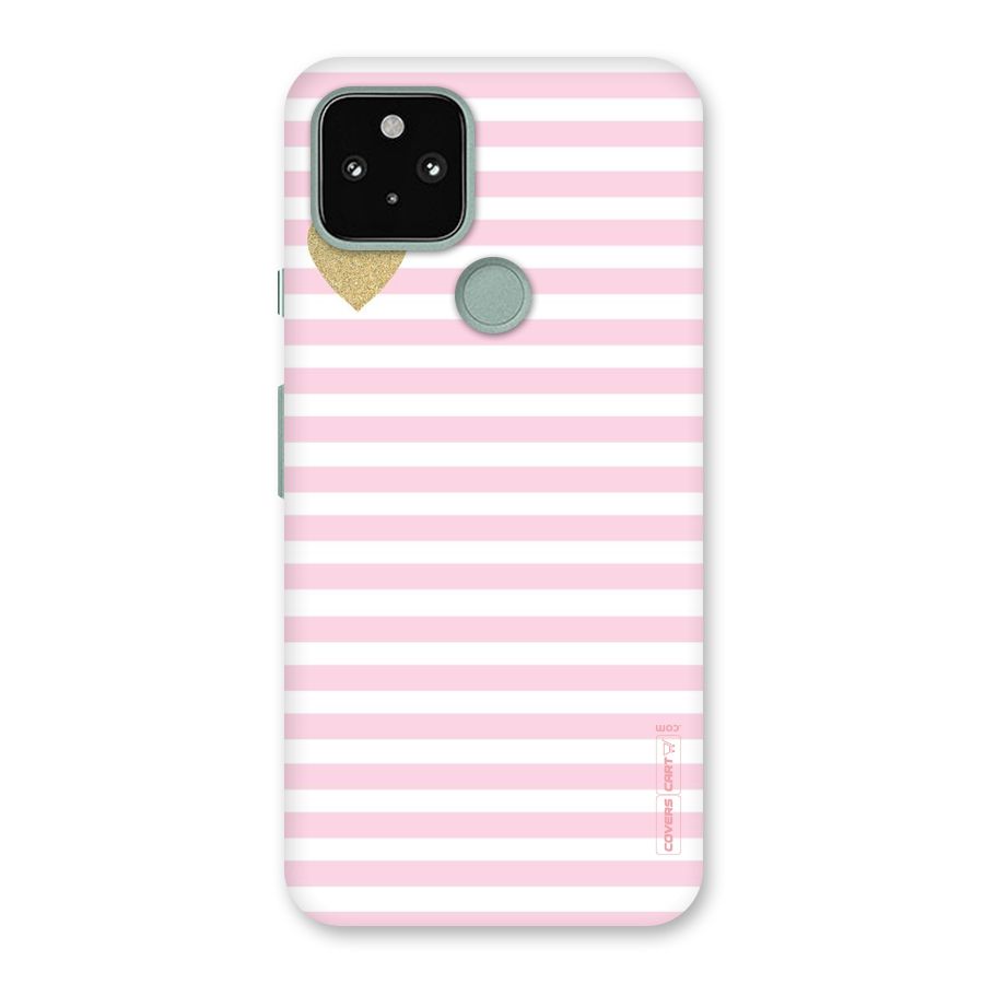 Pink Stripes Back Case for Google Pixel 5