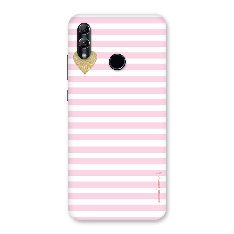 Pink Stripes Back Case for Honor 10 Lite
