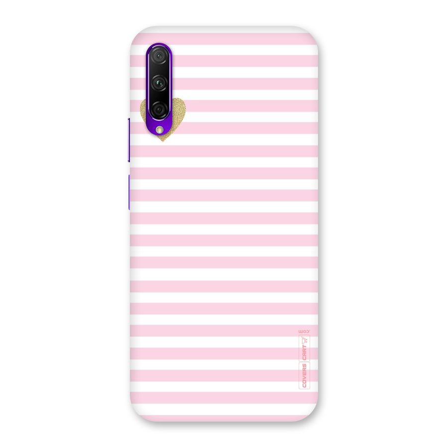 Pink Stripes Back Case for Honor 9X Pro