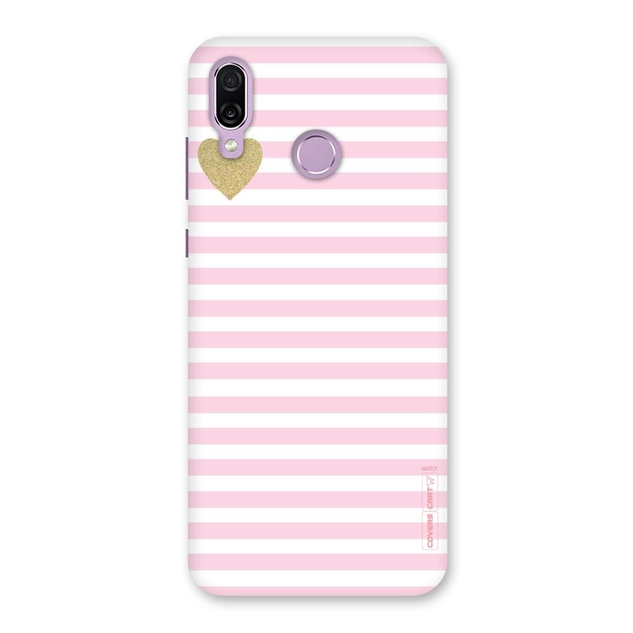 Pink Stripes Back Case for Honor Play