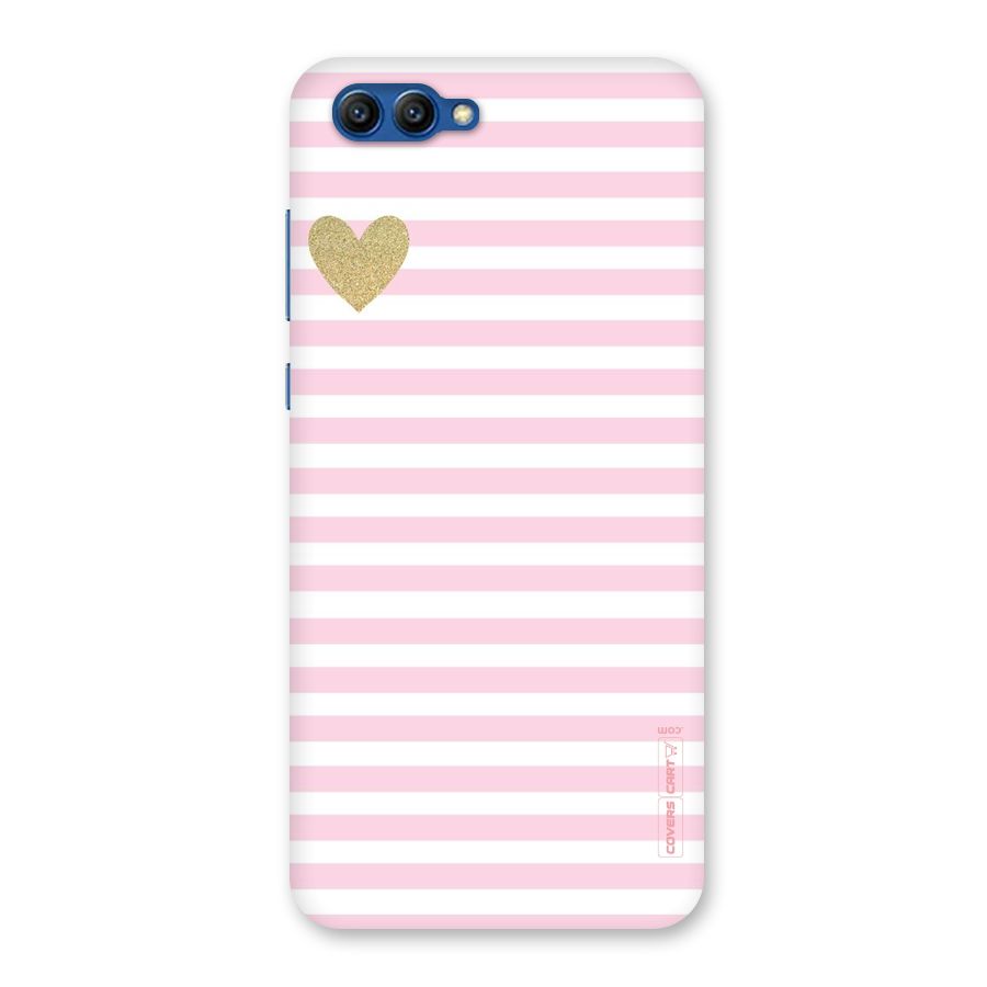 Pink Stripes Back Case for Honor View 10