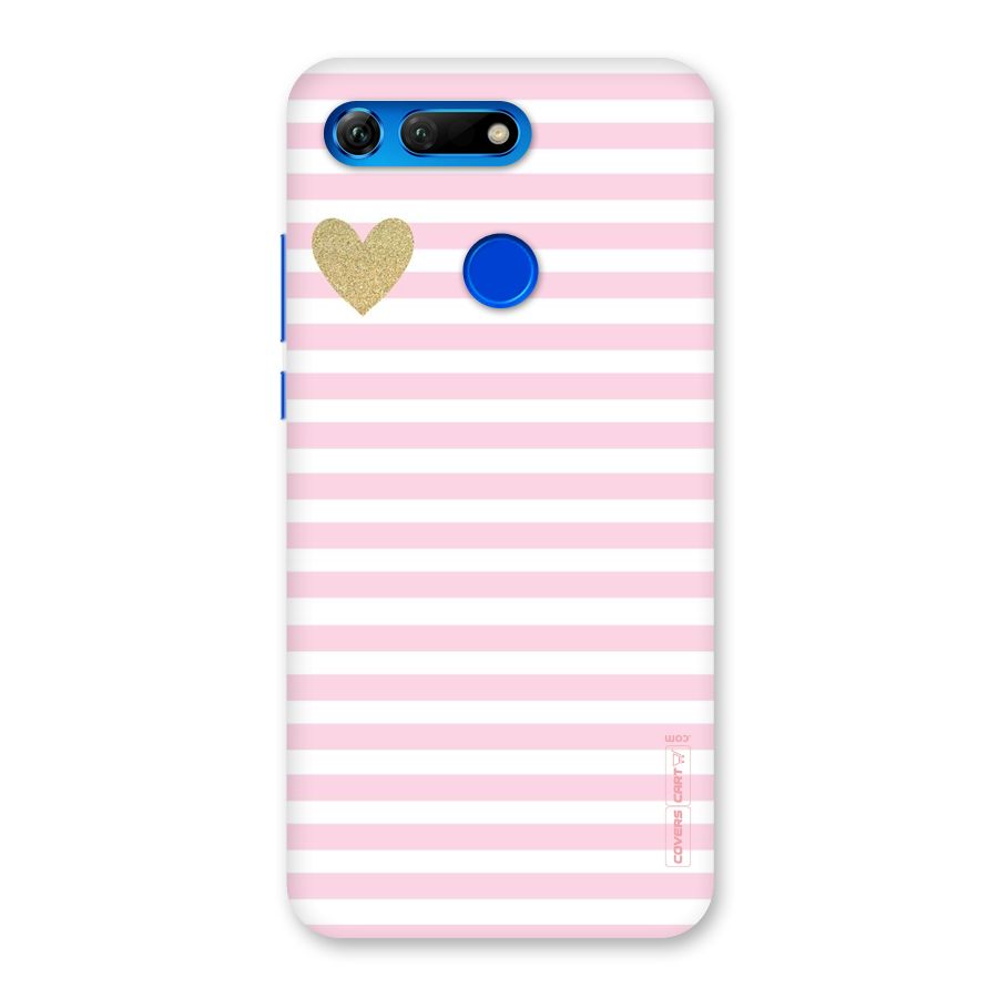Pink Stripes Back Case for Honor View 20