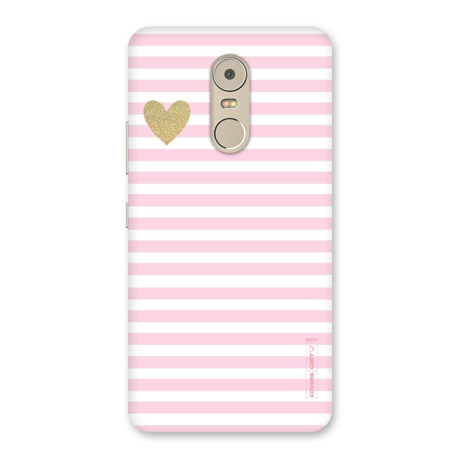 Pink Stripes Back Case for Lenovo K6 Note