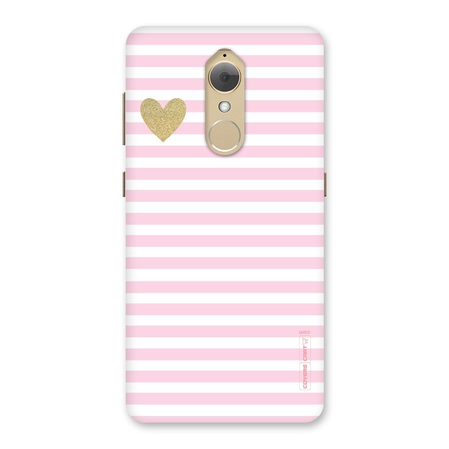 Pink Stripes Back Case for Lenovo K8