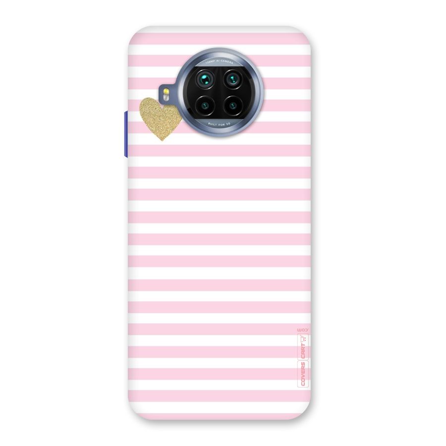 Pink Stripes Back Case for Mi 10i