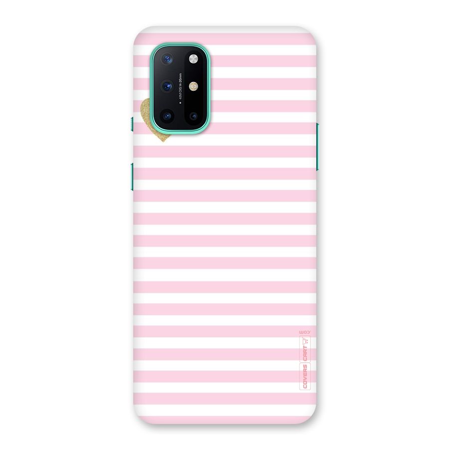 Pink Stripes Back Case for OnePlus 8T