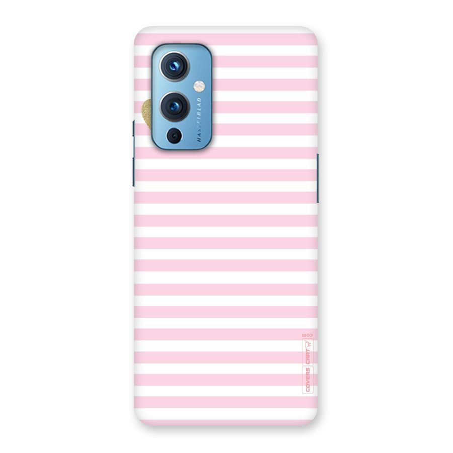 Pink Stripes Back Case for OnePlus 9