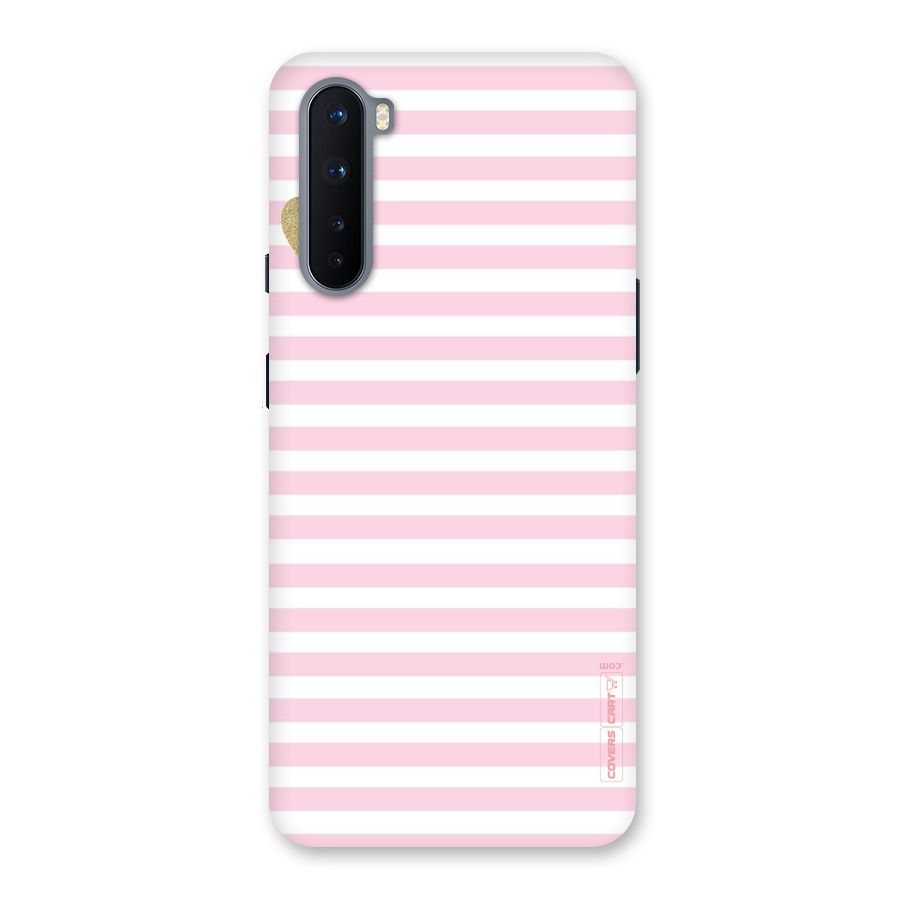 Pink Stripes Back Case for OnePlus Nord