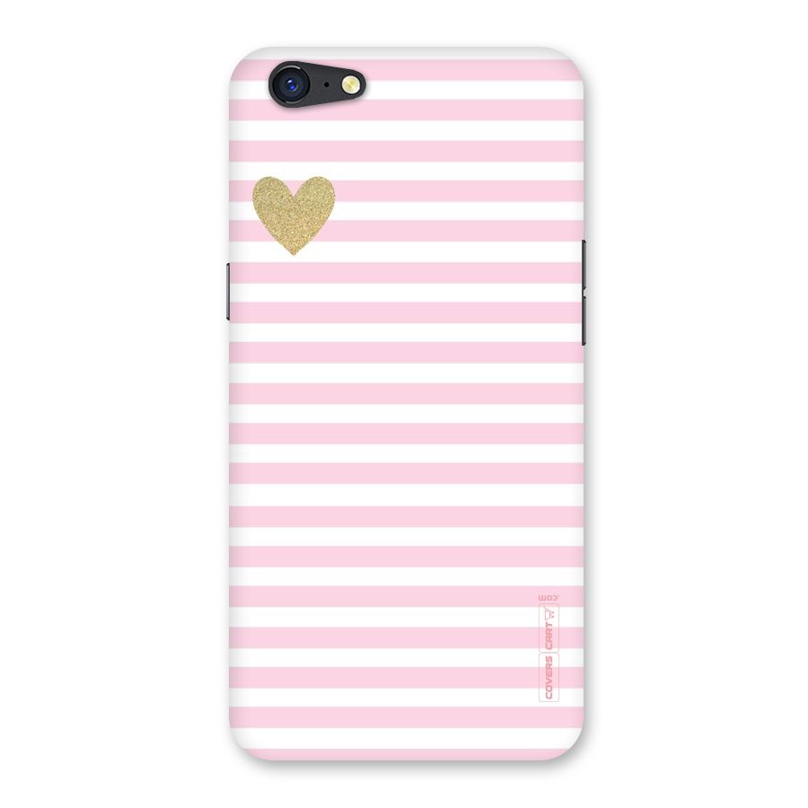 Pink Stripes Back Case for Oppo A71