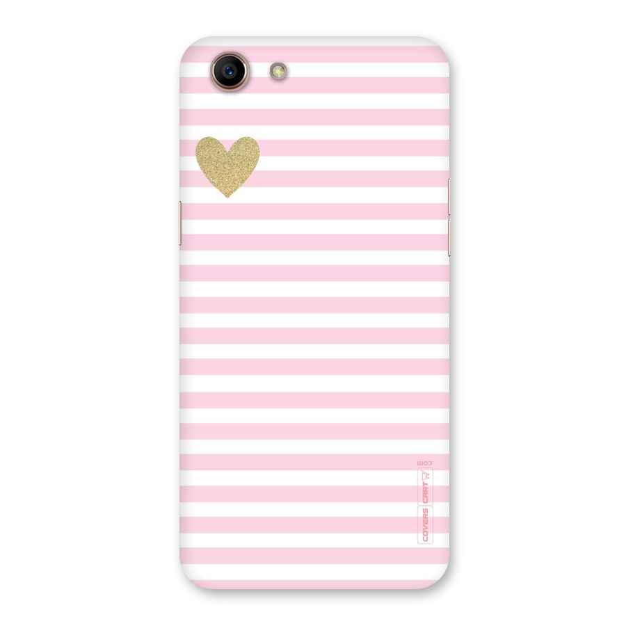 Pink Stripes Back Case for Oppo A83 (2018)