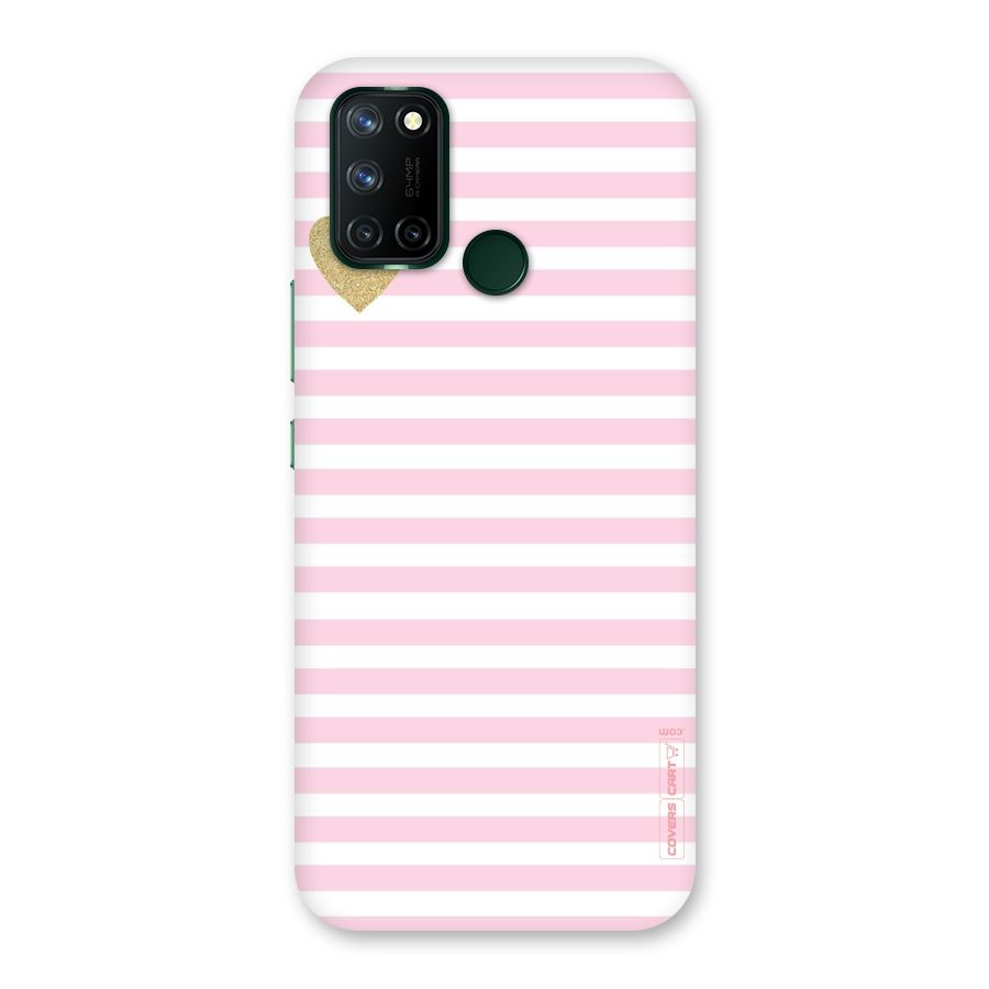 Pink Stripes Back Case for Realme 7i