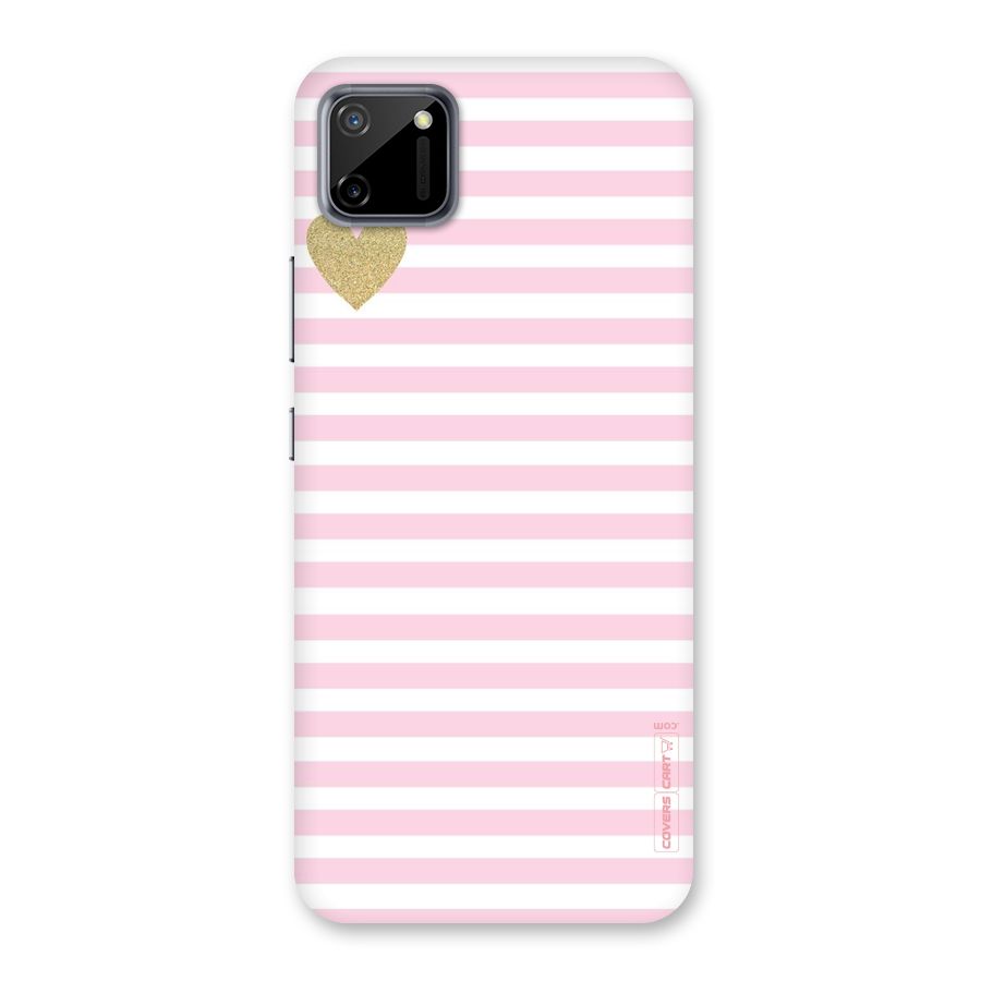 Pink Stripes Back Case for Realme C11