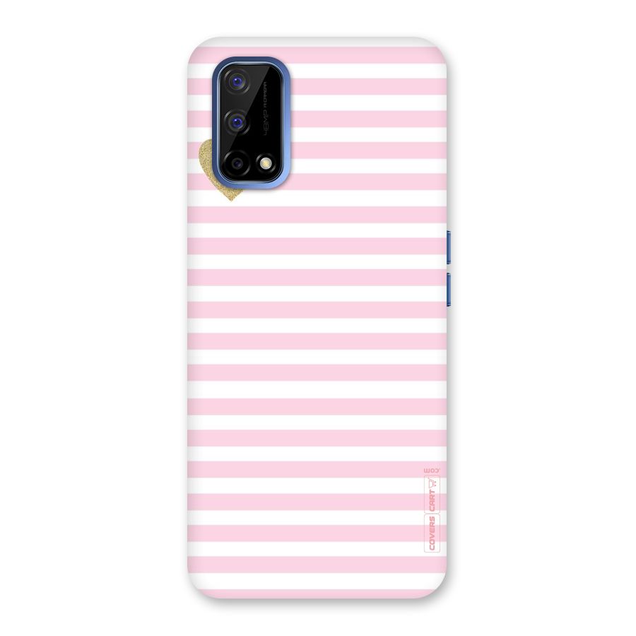 Pink Stripes Back Case for Realme Narzo 30 Pro