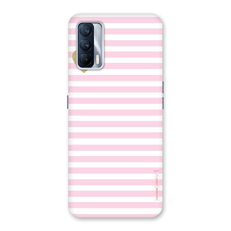 Pink Stripes Back Case for Realme X7