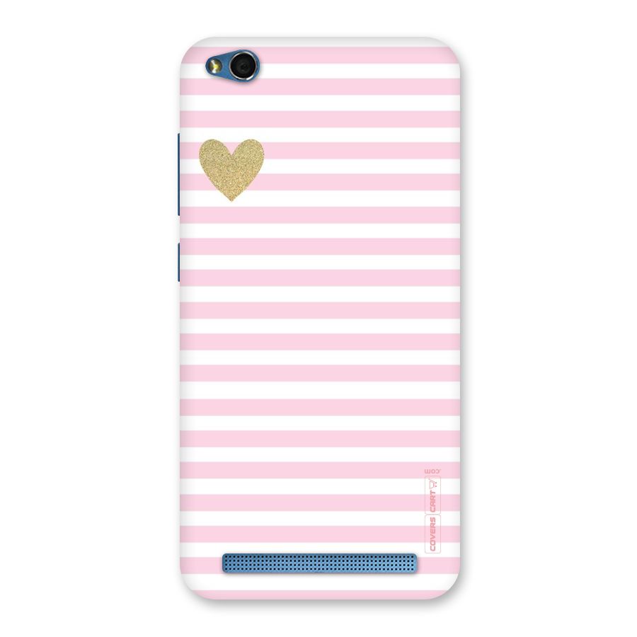 Pink Stripes Back Case for Redmi 5A