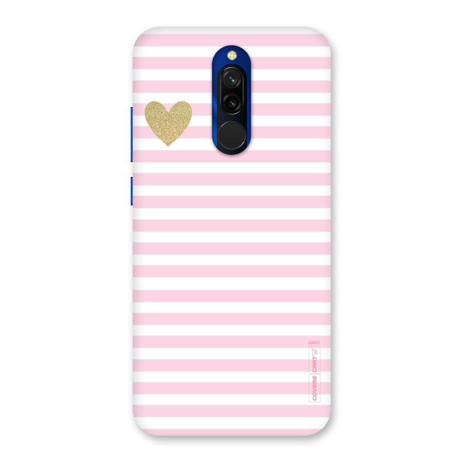 Pink Stripes Back Case for Redmi 8