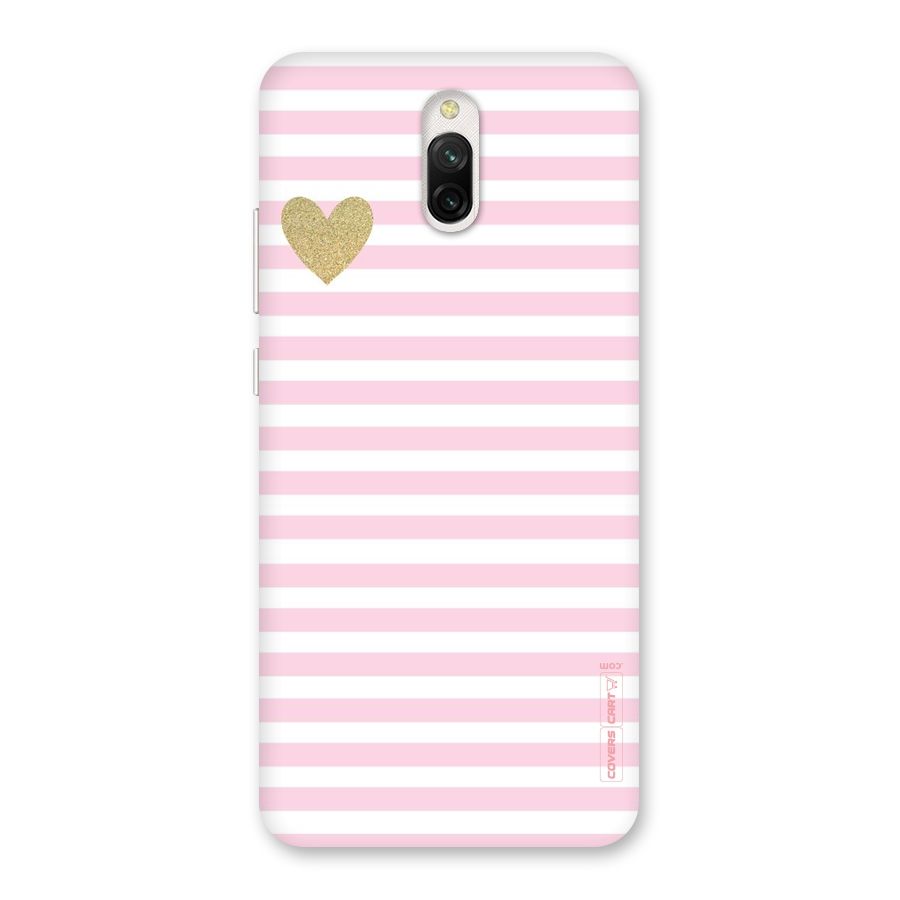 Pink Stripes Back Case for Redmi 8A Dual