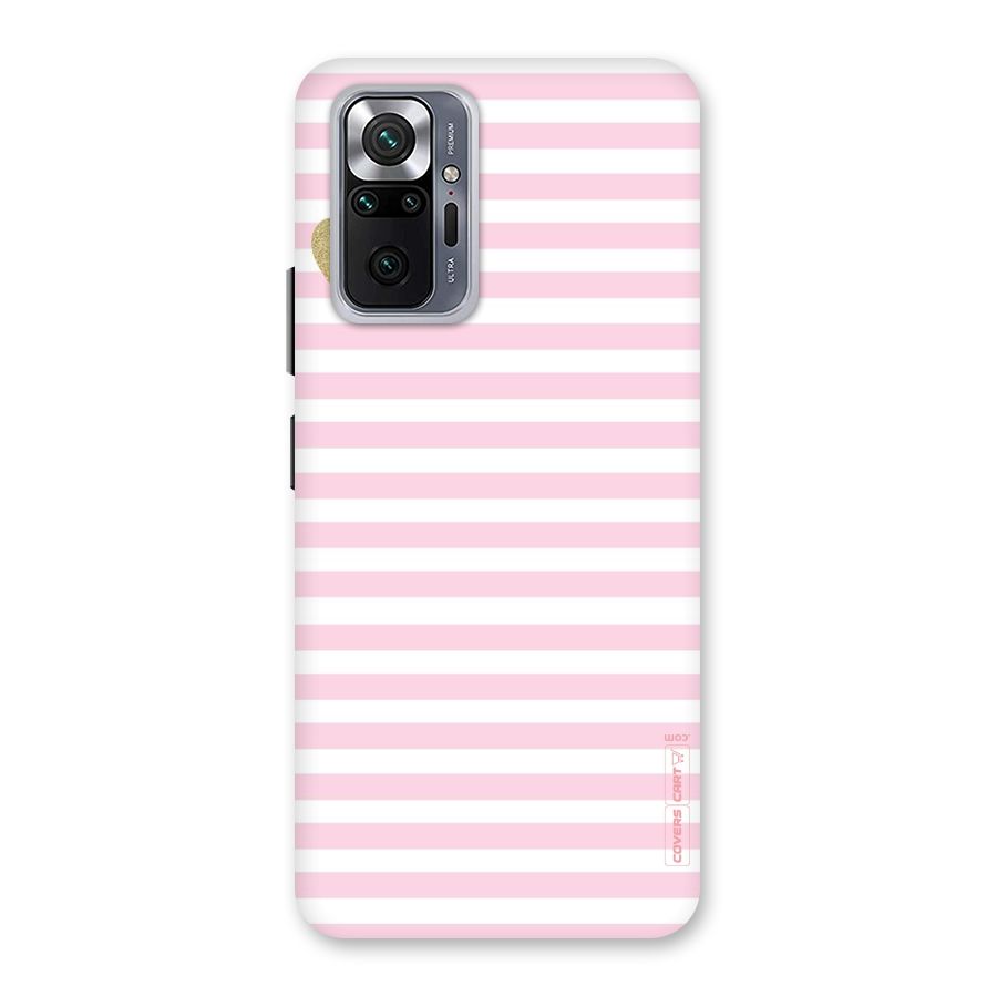Pink Stripes Back Case for Redmi Note 10 Pro Max