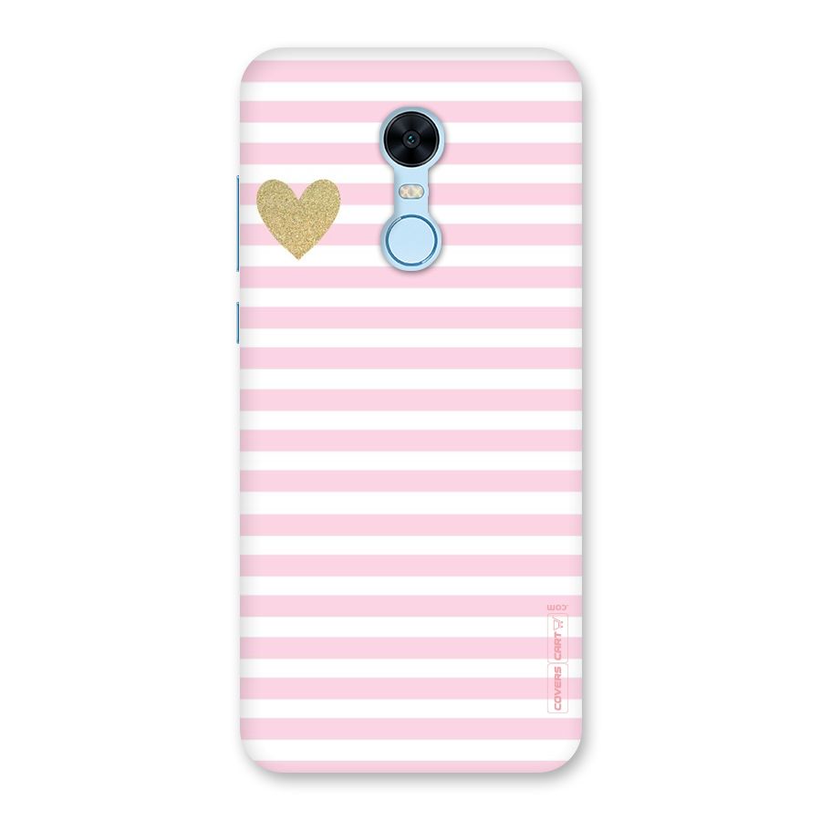 Pink Stripes Back Case for Redmi Note 5